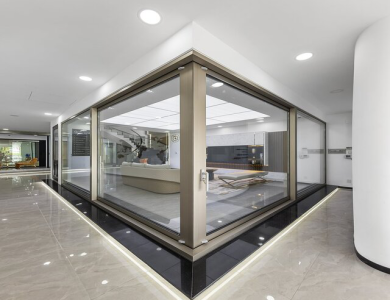 Cửa Trượt Khép Góc 90o