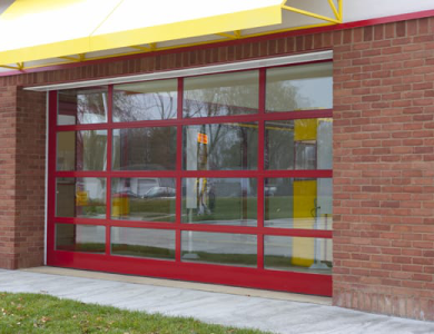 RSD02-SLP Single-Skin Panel Door with Torsion Spring Mechanism