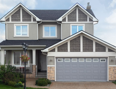 RSD01BIW-SC Standard-Size Garage Sectional Doors with Extension Springs