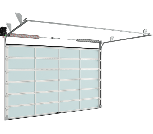 RSD02-SLP Single-Skin Panel Door with Torsion Spring Mechanism