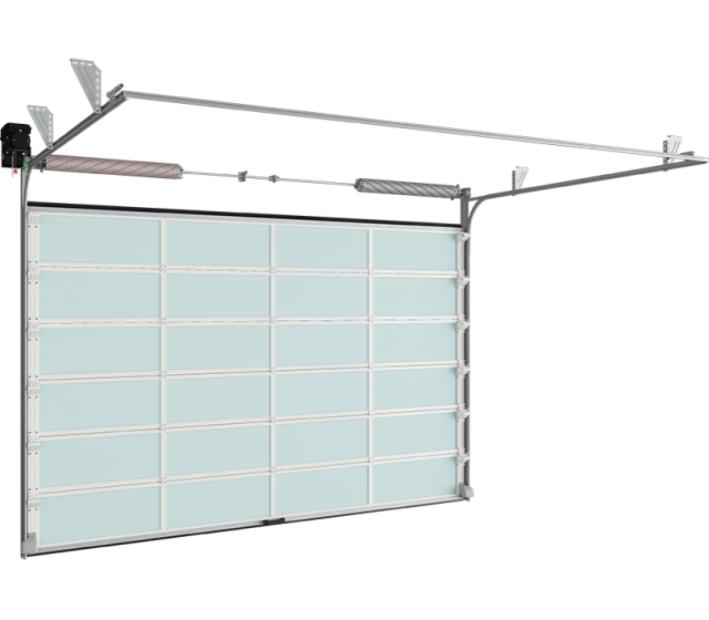 RSD02-SLP Single-Skin Panel Door with Torsion Spring Mechanism