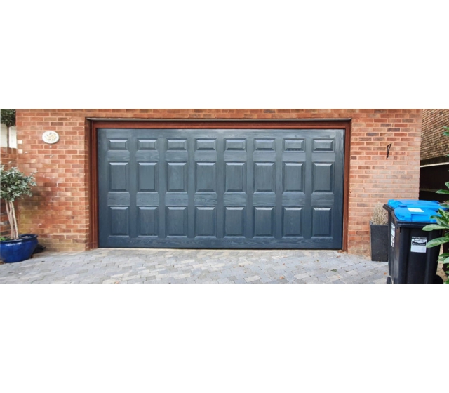 RSD01BIW Garage Sectional Door with Extension Spring Mechanism