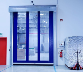 CỬA TỐC ĐỘ CAO MÀN PVC LUXURY 